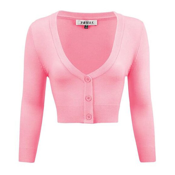 Bundle for  Vinteriors4155..Cardigan Sweater L. Pink and L. Blue Medium 2x 28 - Picture 1 of 3
